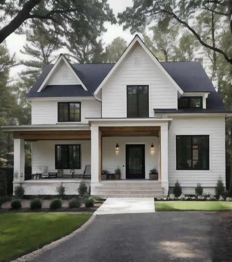 Picture-perfect modern farmhouse with New England charm. Get inspired and achieve your dream home goals with True Mortgage Plus. Click to learn more! Farmhouse Townhouse, Home Goals, Buying A Condo, Charming Home, Buying A Home, Home Buying Process, New England Style, England Style, Home Inspection