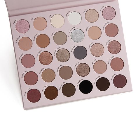 Colour Pop Stone Cold Fox 30-Pan Shadow Palette Review & Swatches Cool Toned Eyeshadow, Colourpop Bare Necessities, Must Have Eyeshadow Palettes, Cool Toned Eyeshadow Palette, Colourpop Eyeshadow, Powder Palette, Stone Cold Fox, Neutral Undertones, Colour Pop