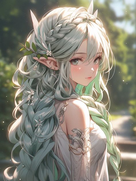 Anime Elf Princess, Weiblicher Elf, Characters From Movies, Alpha Girl, Anime Elf, Female Elf, Elf Art, Girl Elf, Popular Characters