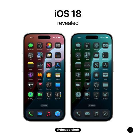 Apple has announced iOS 18, coming later this year! Ios Apple Emojis, Ios 17 Features, Ios18 Apple Emojis, Apple Old Wallpaper, Apple Ios, Ios, Ipad, Smartphone, Iphone