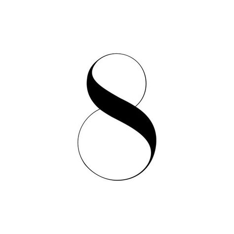 Fancy - number 8 (paris typeface) #number #8 Behance Typography, Logo Typo, Typo Logo, Beautiful Typography, Typography Graphic, Typeface Design, Number 8, Beautiful Fonts, Design Tattoo