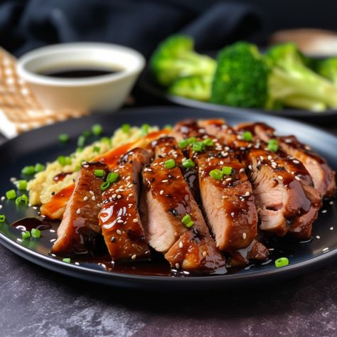 Keto Teriyaki Pork Recipe Recipe | Recipes.net Keto Teriyaki, Pork Spices, Keto Pork, Teriyaki Pork, Spiced Vegetables, Pork Recipe, Main Dish Salads, Dessert Ingredients, Teriyaki Sauce