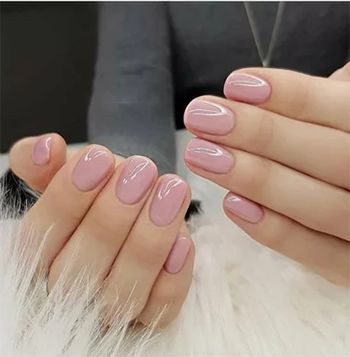 The Best Nude Nail Polish for Every Skin Tone 2020 Matte Pink Nails, Cute Pink Nails, Ten Nails, Pink Glitter Nails, Nude Nail Polish, Her Nails, Wedding Nails Design, Super Nails, Pink Nail Designs