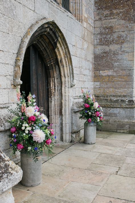 Milk Churn Multicoloured Wildflower Flowers Florals Lincolnshire Tipi Wedding Jessy Jones Photography Wedding Milk Churn, Milk Churns Wedding, Flowers In Milk Churns, Milk Can Wedding Decor Rustic, Milk Churn Flowers Wedding, Milk Churn Wedding Flowers, Church Flowers Wedding, Farm Theme Wedding, Church Pew Flowers