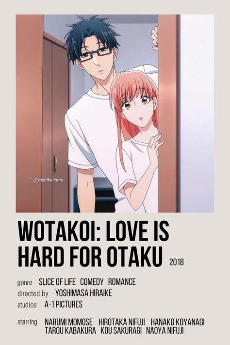 Minimalist Anime Poster, Minimalist Anime, Love Is Hard, Slice Of Life Anime, Romance Anime, Animes To Watch, Anime Recommendations, Anime Poster, Romantic Manga