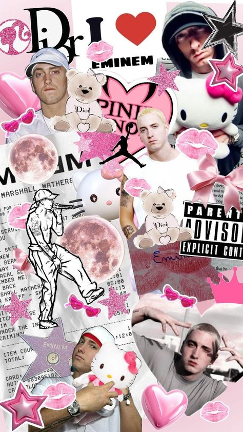 Cool Eminem Wallpapers, Eminem Wallpaper Iphone, Eminem Poster, Eminem Funny, Eminem Wallpapers, Pink Wallpaper Hello Kitty, Eminem Slim Shady, Marshall Mathers, Hello Kit