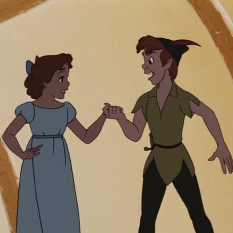 Peter X Wendy, Old Disney Aesthetic, Peter Losing Wendy, Peter Pan Aesthetic, Pan Aesthetic, Disney Core, Peter Pan Movie, Old Disney Movies, Peter Pan 1953