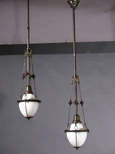 Genuine Antique Lighting: Opalescent Pendants Edwardian Lighting, Colonial Light Fixtures, 1910s Light Fixtures, Victorian Pendant With Historical Design, Antique Finish Pendant For Vintage Collection, Victorian Pendant Lighting, Townhome Ideas, Edwardian Pendant, Coffee Designs