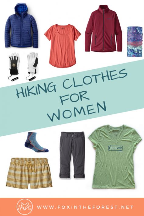 The Only Guide to the Best Hiking Clothes for Women You'll Need Best Hiking Clothes For Women, What To Wear Hiking, Best Hiking Gear, Climbing Outfit Woman, Climbing Outfits, Hiking Clothing, Outdoor Adventure Activities, Hiking Clothes, Mountain Outfit