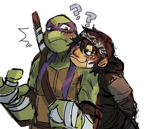 Jonatello 2012, Tmnt 2012 Casey X Donnie, Donnie X Casey Tmnt 2012, Donnie And Casey, Casey X Donnie, Donnie 2012, Tmnt Usagi, Tmnt Fanart, 2012 Tmnt