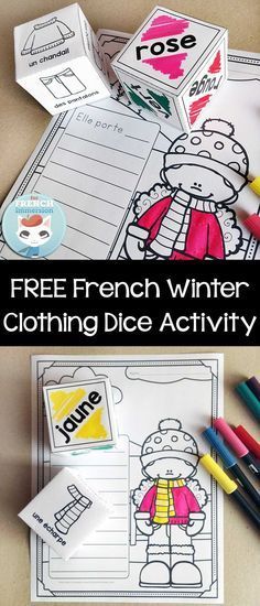 French Immersion Resources, Learning French For Kids, Color Words, French Teaching Resources, French Kids, French Activities, Core French, French Learning, French Education