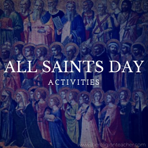 All Saints Day Activities & Games for Children All Saints Day Games, All Saints Day Activities, Catholic Kids Activities, Saints For Kids, Liturgical Calendar, Saints Game, Kids Sunday School Lessons, Our Father Prayer, Saints Days