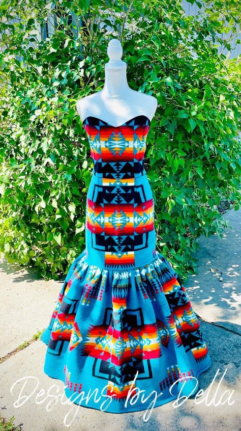 Native American Indian Wedding Dresses, Native American Dresses For Women, Native American Prom Dress, Native American Skirts, Native American Shoes, Ribbon Dress Native American, Native American Ribbon Skirts, Pendleton Wedding, Ribbon Skirts Native American