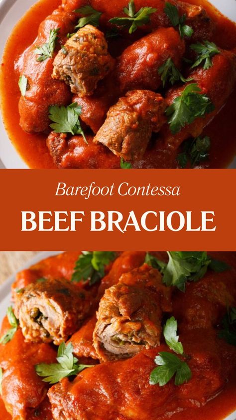 Barefoot Contessa Beef Braciole Instant Pot Braciole, Braciole Recipe Italian Giada De Laurentiis, Steak Braciole Recipe, Bragioli Recipe Italian, Authentic Italian Beef Recipes, Beef Braciole Recipe Giada, Italian Braciole Recipe, Braciole Recipe Traditional, Bragioli Recipe