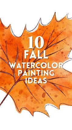 Fall painting ideas | drawing ideas | fall wreath | pumpkin | leaves | what to draw | watercolor ideas #watercolor Autumn Leaves Painting Watercolors, Paint And Sip Ideas Watercolor, Watercolor Pumpkins For Kids, Easy Pumpkin Watercolor, Fall Watercolour Tutorials, Simple Watercolor Leaves, Fall Watercolor Cards Diy, Fall Watercolor Inspiration, Easy Watercolor Pumpkins