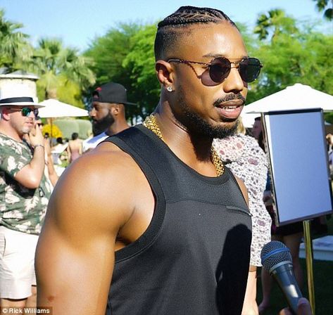 Michael B Jordan Killmonger, Cornrows Men, Michael Bakari Jordan, Erik Killmonger, Waves Haircut, Jordan Photos, Jordan B, Black Men Fashion Swag, Michael B Jordan