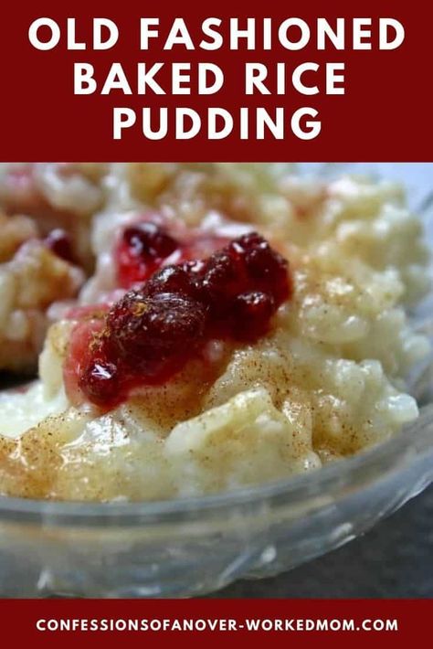 Baked rice pudding is a delicious variation on your favorite rice dessert that's baked in the oven. Try this baked rice pudding like Jamie Oliver's. Rice Custard Pudding Recipe, Chrusciki Recipe, Aga Recipes, Traditional German Desserts, Brown Rice Pudding, Baked Rice Pudding, Rice Pudding Recipes, Creamy Rice Pudding, Fruit Sauce