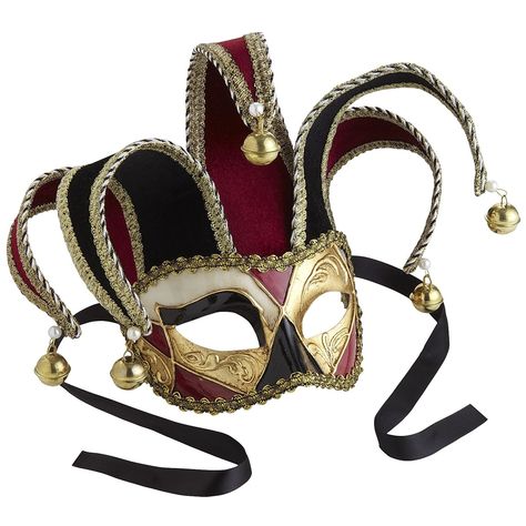 Italian Masquerade, Italian Masks, Harlequin Mask, Jester Mask, Carnival Of Venice, Venetian Masquerade, Venetian Masks, Venetian Mask, Mardi Gras Mask