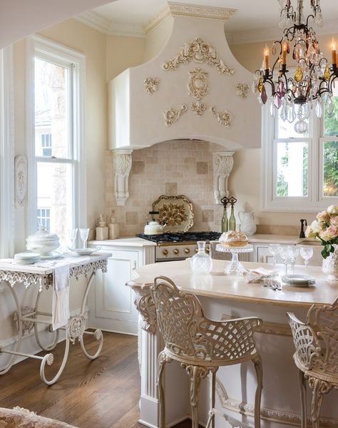 Modern French Country Kitchen, French Country Kitchen Designs, French Country Decorating Kitchen, Cozy Cottages, Country Kitchen Designs, Decorating Kitchen, French Country Bedrooms, French Country Kitchens, Country Decorating