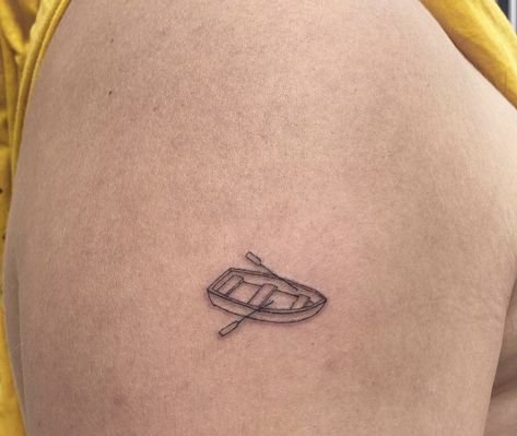 Mini Boat Tattoo, Rowboat Tattoo, Rowing Boat Tattoo, Tortilla Chip Tattoo, Wendy Cope Tattoo, Ferry Tattoo, Tug Boat Tattoo, Pitcher Tattoo, Row Boat Tattoo