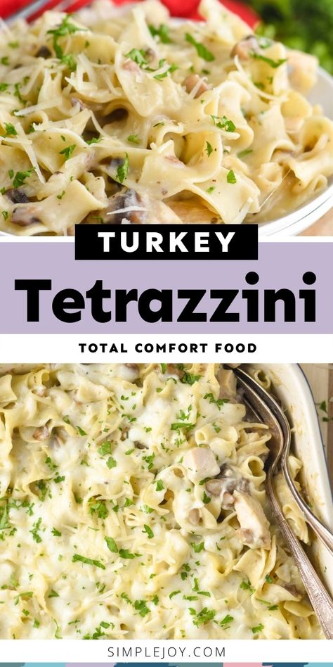 Cheesy Turkey Noodle Casserole, Turkey Egg Noodle Casserole, Rice And Turkey Casserole, Ground Turkey Tetrazzini Recipe, Turkey And Noodle Casserole, Turkey Fettuccine Alfredo, Turkey And Pasta Casserole, Crockpot Turkey Tetrazzini Recipe, Turkey Noodles And Gravy