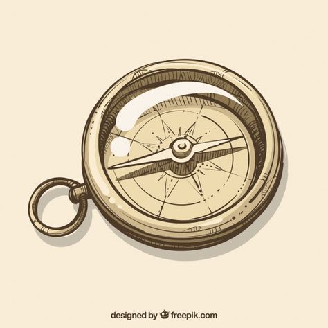 Magnetic Compass Drawing, Pirate Compass Drawing, Vintage Compass Drawing, Compass Aesthetic, Compass Background, Pirate Compass, Compass Vector, Compass Drawing, Compass Art