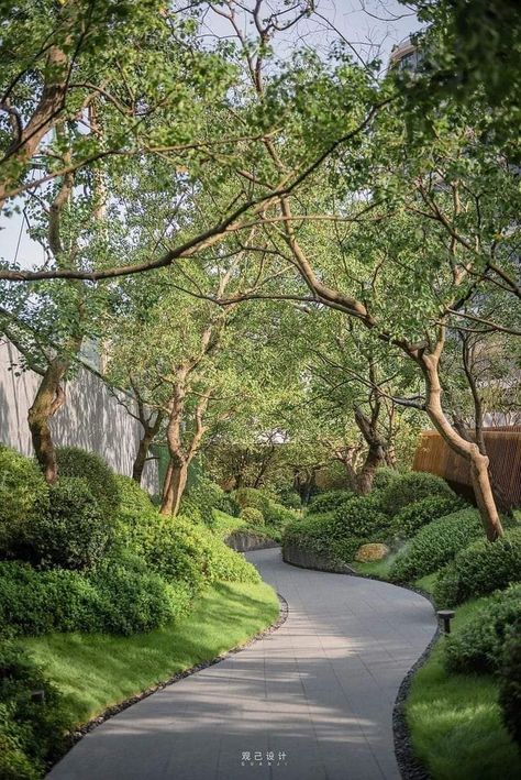 Indoor Garden Decor, Zen Garden Design, Natural Pond, Park Landscape, Stone Garden, Landscape Architecture Design, Garden Landscape Design, Tropical Landscaping, Forest Landscape