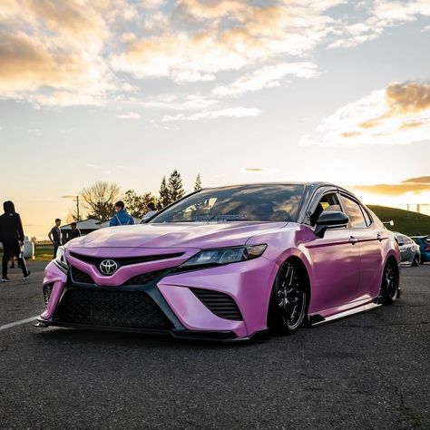 Drive in comfort and style in a Toyota Camry TRD for a perfect blend of reliability, fuel efficiency, and driving excitement. 👌 Take advantage of the GREAT Toyota Sale at our Toyota dealerships! 😍🔥🤑 Visit https://www.wilsonautomotive.com/ for more details. Beautiful Toyota Camry TRD of @evietrd. 😍 #toyota #toyotacamry #toyotacamrytrd #camry #camrytrd #wilsonautomotive #ToyotaSoCal #Toyotafamily #toyotastrong #orangecounty Toyota Corolla Wrapped, Toyota Camry Mod, Modified Toyota Camry, Custom Toyota Camry, Pink Toyota Camry, Toyota Camry 2024, Trd Camry, Toyota Camry Custom, Toyota Camry Modified