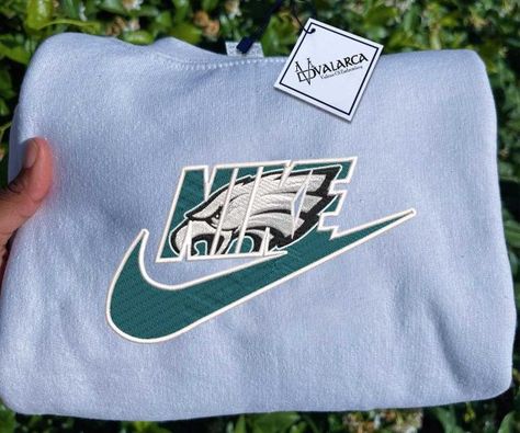 Philadelphia Eagles Pe Football Embroidered Sweatshirt  Football Brand Team Embroidered Crewneck  Football Brand Embroidered Crewneck  Best Usa Football Team Embroidered Sweatshirt Nva Easy 30 day return policy Usa Football Team, Minnesota Vikings Football, Philadelphia Eagles Football, Vikings Football, Eagles Football, Football Sweatshirt, Embroidered Crewneck, Back Stitch, Embroidered Sweatshirt