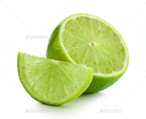 fresh ripe lime by magone. fresh ripe lime pieces isolated on white background #Sponsored #lime, #magone, #fresh, #ripe Lime Mouth Drawing, Help Tattoo, Lime Reference Photo, Fruit Drawings, Lime Background, Lime Pictures, Food References, Drawings Inspo, Lime Basil