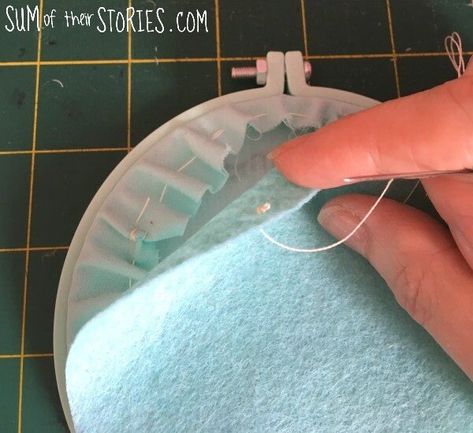 How To Seal The Back Of Embroidery, Felt Hoop Art, Felt Embroidery Hoop, Embroidery Notebook, Punch Needling, Embroidery Tips, Embroidery Hoop Wall Art, Framed Cross Stitch, Cross Stitch Finishing