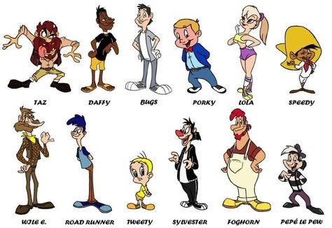 Characters As Humans, Famous Cartoon Characters, Cartoon Characters As Humans, Oswald The Lucky Rabbit, Looney Tunes Characters, As Humans, Wolverine Marvel, Classic Cartoon Characters, Cartoon World