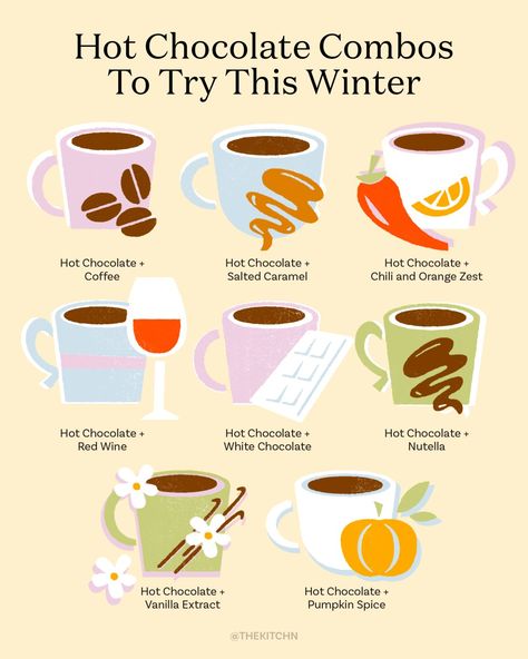 Whiskey Hot Chocolate, Wine Hot Chocolate, Red Wine Hot Chocolate, Cold Weather Drinks, Boozy Hot Chocolate, Hot Winter Drinks, Nutella Hot Chocolate, Homemade Recipe Books, Hot Chocolate Milk