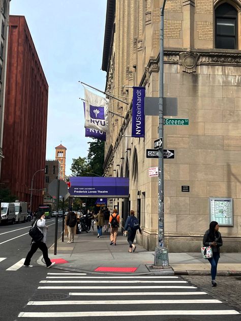 Nyu Nursing School, Nyu Tisch School Of The Arts, Nyu Stern Aesthetic, Nyu Film Student Aesthetic, New York School Aesthetic, Nyu Student Aesthetic Dorm, Nyc Student Aesthetic, Nyu Tisch Aesthetic, New York College Aesthetic