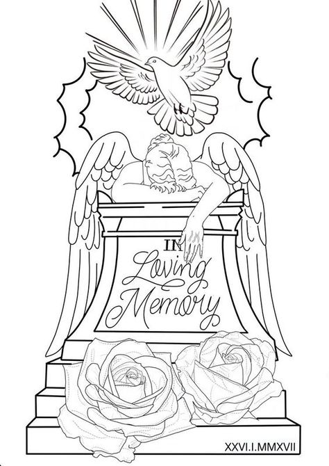 Create Tattoo, Christus Tattoo, Half Sleeve Tattoo Stencils, Memorial Tattoo Designs, Arm Tattoos Drawing, Rip Tattoo, Heaven Tattoos, Traditional Tattoo Designs, Half Sleeve Tattoos Drawings