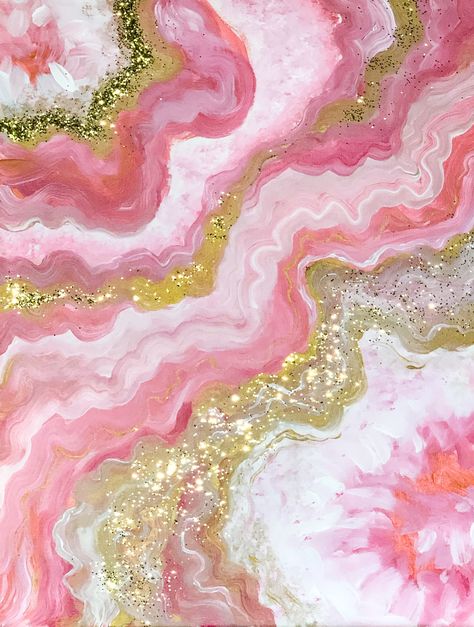 Pink Geode Wallpaper, Sparkle Color Palette, Pinots Palette Paintings, Marble Wallpapers, Geode Painting, Upbeat Music, Memo Notes, Pink Geode, Pinots Palette