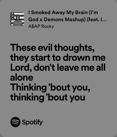 Asap Rocky Lyrics, Asap Rocky Quotes, Asap Rocky Songs, Demon Lyrics, Rocky Quotes, Atlantic Aesthetic, Father Songs, Relatable Lyrics, Pretty Flacko