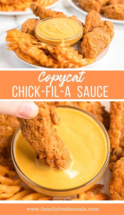 The Best Copycat Chick Fil A Sauce recipe - Family Fresh Meals Diy Chic Fil A Sauce, Chick Fil A Sauce Recipe Copycat, Chick-fil-a Sauce, Chickfila Sauce Recipe, Chick Fila Sauce, Chick Fil A Chicken Recipe, Chickfila Chicken, Chick Fil A Sauce Recipe, Copycat Chick Fil A Sauce