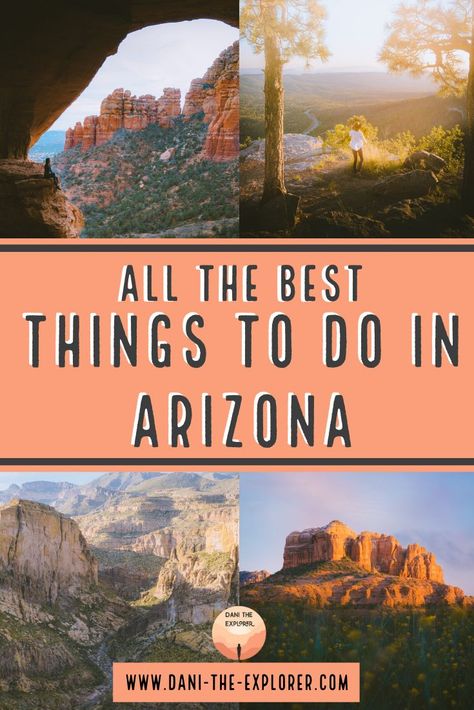 Things To Do In Arizona, Arizona Bucket List, Sedona Hikes, Travel Arizona, Social Media Blog, Visit Oregon, Adventurous Things To Do, Arizona Photography, Arizona Road Trip