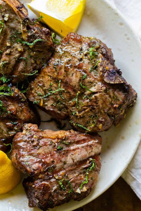 Slow Cooker Chicken Thigh Recipes, Mint Marinade, Turkey Loin, Lamb Chops Oven, Grilled Lamb Chop Recipes, Lamb Marinade, Plan 2023, Slow Cooker Chicken Thighs, Lamb Loin