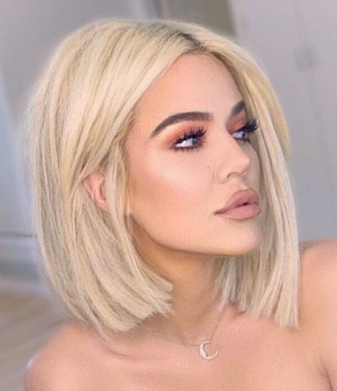 Khloe Kardashian Hair, Kardashian Hair, Blonde Hair Inspiration, Blonde Hair Looks, Long Bob Hairstyles, Brown Blonde Hair, Short Blonde, Short Blonde Hair, Khloe Kardashian