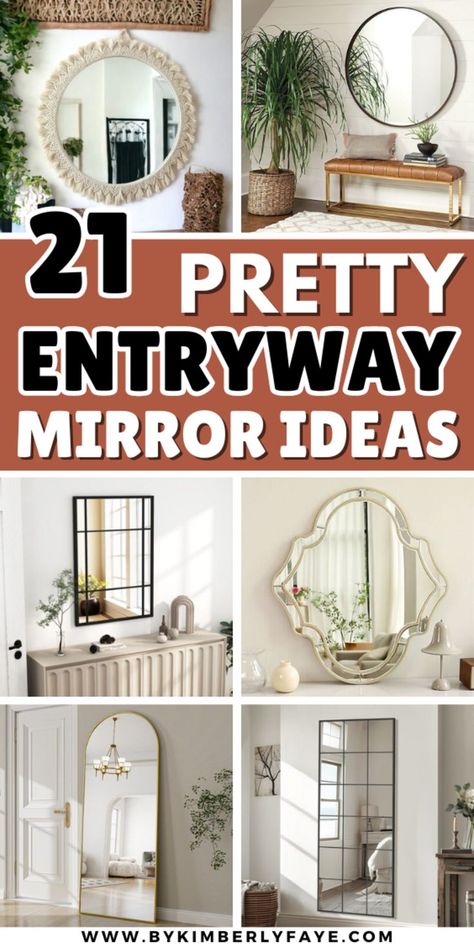 Pretty Entryway Mirror Ideas That Are Guaranteed To Be Impressive Modern Entryway Mirror, Entryway Mirror Ideas, Pretty Entryway, Entryway Mirrors, Entryway Mirror, Modern Entryway, Mirror Ideas, Entryway Ideas, Small Entryway