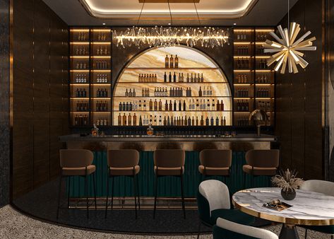 HOTEL STARCITY on Behance Lounge Room Design Ideas, Home Lounge Room Bar, Bar Lounge Room, Home Made Recipes, Lounge Room Design, Home Bar Setup, Japanese Bar, Entertaining At Home, Home Lounge