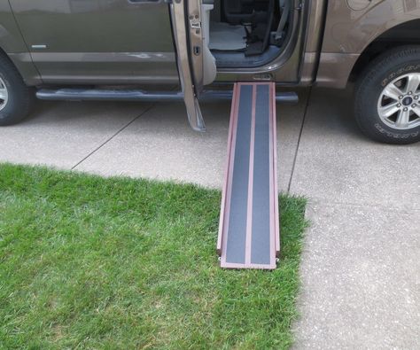 Pick Up Truck Dog Ramp and Cargo Retainer/Divider Dog Ramp For Stairs, Diy Dog Ramp, Dog Ramp Diy, Dog Ramp For Truck, Dog Pool Ramp, Mini Fridge Cabinet, Dog Ramp For Car, Truck Ramps, Dog Ramp For Bed