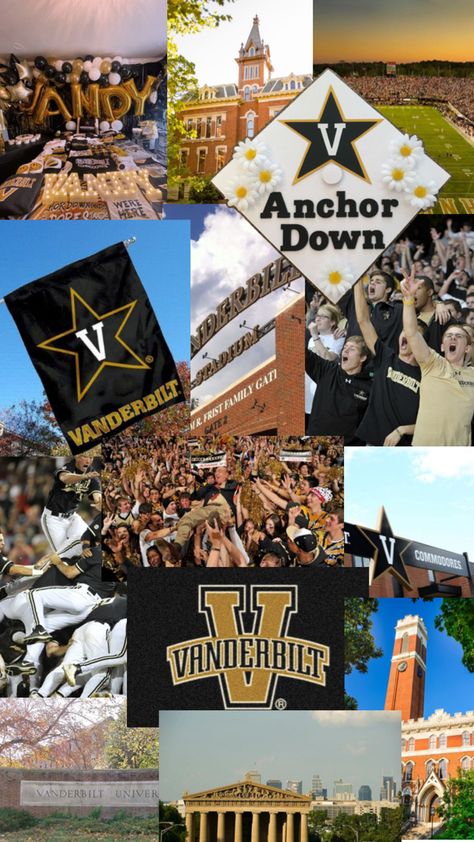 Vanderbilt University Aesthetic, Vanderbilt Aesthetic, Universities Aesthetic, Aesthetic University, Vanderbilt University, Dream College, Wallpaper Collage, Wall Papers, College Football