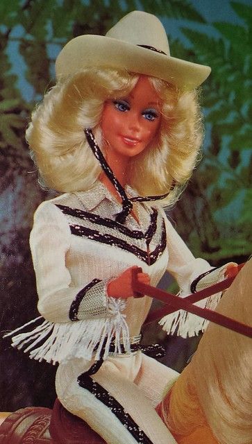 Western Barbie | Look how pretty | Barbie Creations | Flickr Western Barbie, 1980s Barbie, Barbie 80s, 1980s Childhood, Childhood Memories 70s, Im A Barbie Girl, 80s Toys, My Childhood Memories, Beautiful Barbie Dolls