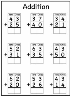 Addition Within 100(without regrouping) Language: English Grade/level: 2 School subject: Math Main content: Addition Other contents: carry on 2digit Addition, 2 Digit Addition Without Regrouping, Addition With Regrouping Worksheets, Regrouping Addition, Double Digit Addition, Tens And Units, Addition And Subtraction Worksheets, 2nd Grade Math Worksheets, 1st Grade Math Worksheets