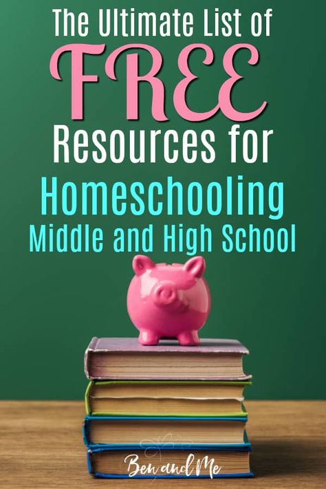 Homeschool Essentials, Homeschool Highschool, Homeschool High School Curriculum, High School Mathematics, High School Literature, Homeschool Middle School, Free Homeschool Curriculum, Free Homeschool Resources, High School Curriculum