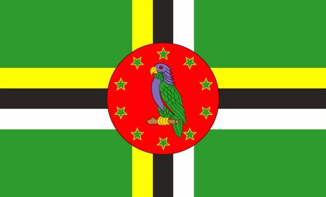 flag of Dominica Dominica Flag, Statistics, Pie Chart, Flag