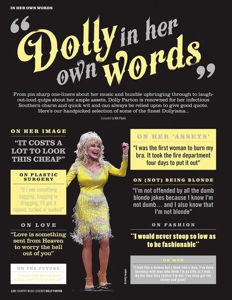 Dolly Parton Sayings, Dolly Parton Outfit Ideas, Dolly Parton Aesthetic, Dolly Quotes, Dolly Party, Dolly Parton Quotes, Dolly Parton Pictures, Good Luck Quotes, Country Music Singers